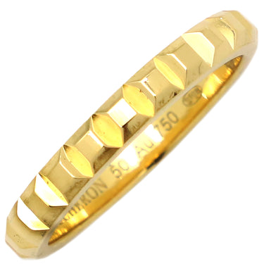 ブシュロン BOUCHERON キャトル クル ド パリ ミディアム JAL00008 イエローゴールド K18YG #50 リング 指輪 Au750 18K 18金 ピラミッド型カット 10号