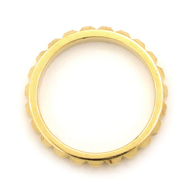 ブシュロン BOUCHERON キャトル クル ド パリ ミディアム JAL00008 イエローゴールド K18YG #50 リング 指輪 Au750 18K 18金 ピラミッド型カット 10号