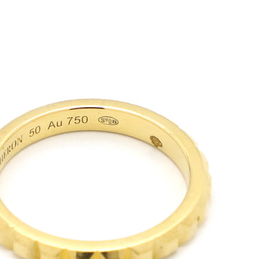 ブシュロン BOUCHERON キャトル クル ド パリ ミディアム JAL00008 イエローゴールド K18YG #50 リング 指輪 Au750 18K 18金 ピラミッド型カット 10号