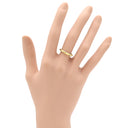 ブシュロン BOUCHERON キャトル クル ド パリ ミディアム JAL00008 イエローゴールド K18YG #50 リング 指輪 Au750 18K 18金 ピラミッド型カット 10号