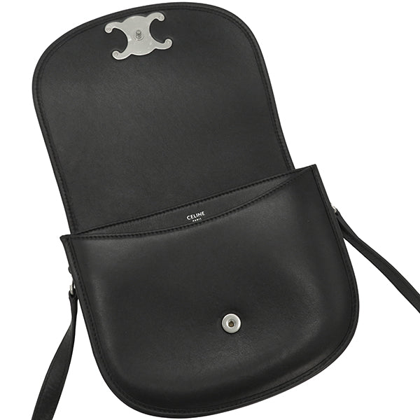 セリーヌ ショルダーバッグ 114453 セリーヌ CELINE ミディアム ブザス トリオンフ 114453 ブラック