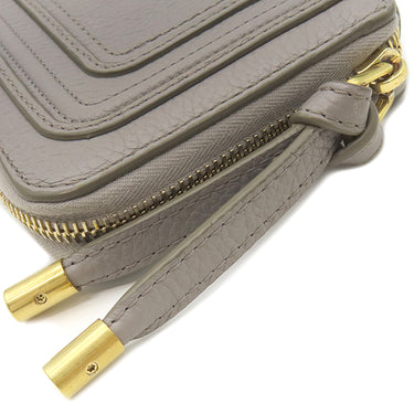 クロエ Chloe マーシー CHC10UP571161053 CASHMERE GREY グレインカーフレザー 長財布 ゴールド金具 ラウンドファスナー