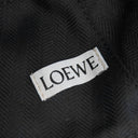 ロエベ LOEWE フィッシャーマンハット ブラック ラムスキン レザ ＃57 ハット シルバー金具 黒 帽子 アナグラム バケットハット