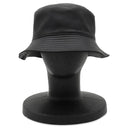 ロエベ LOEWE フィッシャーマンハット ブラック ラムスキン レザ ＃57 ハット シルバー金具 黒 帽子 アナグラム バケットハット