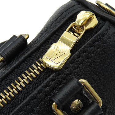 ルイヴィトン LOUIS VUITTON ナノ スピーディ バンドリエール M46745 ノワール モノグラムアンプラントスタッズ 2WAYバッグ ゴールド金具 黒 ショルダー