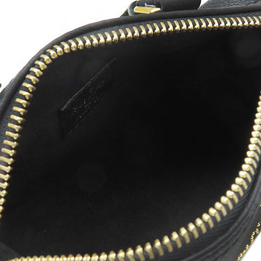ルイヴィトン LOUIS VUITTON ナノ スピーディ バンドリエール M46745 ノワール モノグラムアンプラントスタッズ 2WAYバッグ ゴールド金具 黒 ショルダー