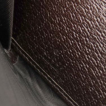 グッチ GUCCI GG ジップアラウンドウォレット 307980 ベージュ×ダークブラウン GGキャンバス レザー 長財布 シルバー金具 ガンメタル金具 茶 メタルバー