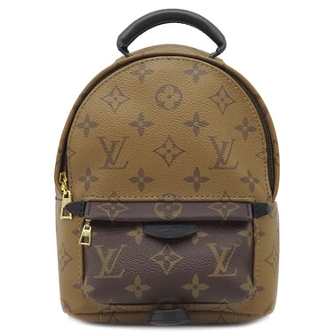 ルイヴィトン LOUIS VUITTON パームスプリングス MINI M44872 モノグラム モノグラムキャンバス モノグラムリバースキャンバス 2WAYバッグ ゴールド金具 茶 バックパック