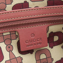 グッチ GUCCI グッチシマ ホースビット 145993 ピンク レザー ハンドバッグ ゴールド金具 トート ショルダー 肩掛け
