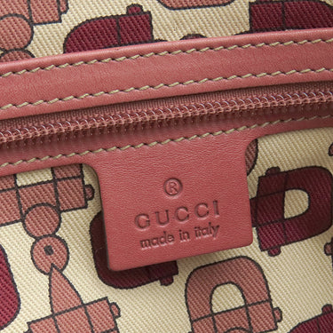 グッチ GUCCI グッチシマ ホースビット 145993 ピンク レザー ハンドバッグ ゴールド金具 トート ショルダー 肩掛け