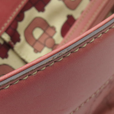 グッチ GUCCI グッチシマ ホースビット 145993 ピンク レザー ハンドバッグ ゴールド金具 トート ショルダー 肩掛け