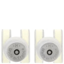 エルメス HERMES ポップアッシュ Hピアス ミニ ジョーヌスフルパールXシルバー メタル エナメル ピアス ミニポップ H型 新品 未使用