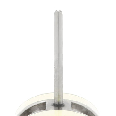 エルメス HERMES ポップアッシュ Hピアス ミニ ジョーヌスフルパールXシルバー メタル エナメル ピアス ミニポップ H型 新品 未使用