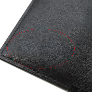 クリスチャン・ディオール Christian Dior CD Icon 三つ折りウォレット 2ESBC110CDI ブラック グレインドカーフスキン 三つ折り財布 シルバー金具 黒 コンパクトウォレット