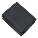 クリスチャン・ディオール Christian Dior CD Icon 三つ折りウォレット 2ESBC110CDI ブラック グレインドカーフスキン 三つ折り財布 シルバー金具 黒 コンパクトウォレット