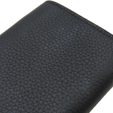 クリスチャン・ディオール Christian Dior CD Icon 三つ折りウォレット 2ESBC110CDI ブラック グレインドカーフスキン 三つ折り財布 シルバー金具 黒 コンパクトウォレット