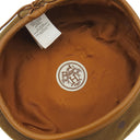 エルメス HERMES サントノーレ ブラウン カシミヤ 13207 ベレー帽 茶 パイピング