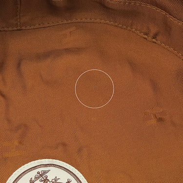 エルメス HERMES サントノーレ ブラウン カシミヤ 13207 ベレー帽 茶 パイピング