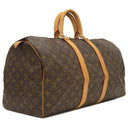 ルイヴィトン LOUIS VUITTON キーポル 45 M41428 モノグラム モノグラムキャンバス ボストンバッグ ゴールド金具 茶 トラベルバッグ 鍵/パドロック欠品