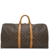 ルイヴィトン LOUIS VUITTON キーポル バンドリエール 55 M41414 モノグラム モノグラムキャンバス ボストンバッグ ゴールド金具 茶 鍵/パドロック欠品