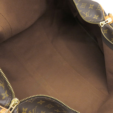 ルイヴィトン LOUIS VUITTON キーポル バンドリエール 55 M41414 モノグラム モノグラムキャンバス ボストンバッグ ゴールド金具 茶 鍵/パドロック欠品