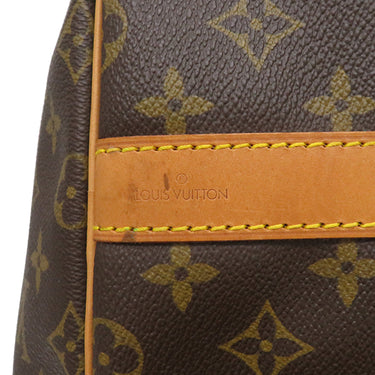 ルイヴィトン LOUIS VUITTON キーポル バンドリエール 55 M41414 モノグラム モノグラムキャンバス ボストンバッグ ゴールド金具 茶 鍵/パドロック欠品