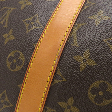 ルイヴィトン LOUIS VUITTON キーポル バンドリエール 55 M41414 モノグラム モノグラムキャンバス ボストンバッグ ゴールド金具 茶 鍵/パドロック欠品