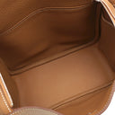 エルメス HERMES リンディ26 ゴールド トリヨンクレマンス 2WAYバッグ シルバー金具 新品 未使用 茶