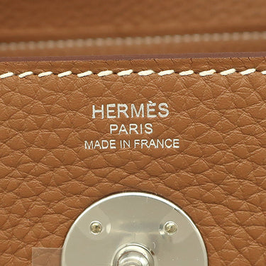 エルメス HERMES リンディ26 ゴールド トリヨンクレマンス 2WAYバッグ シルバー金具 新品 未使用 茶