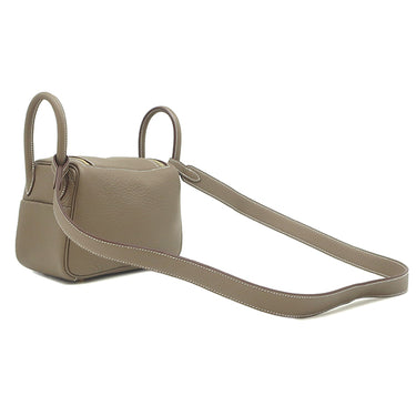 エルメス HERMES リンディ ミニ 20 エトゥープ トリヨンクレマンス ショルダーバッグ ゴールド金具 新品 未使用 グレージュ