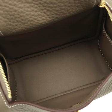 エルメス HERMES リンディ ミニ 20 エトゥープ トリヨンクレマンス ショルダーバッグ ゴールド金具 新品 未使用 グレージュ