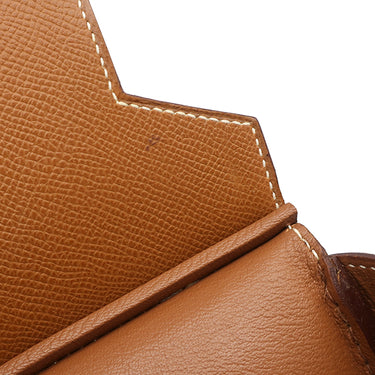 エルメス HERMES バーキン35 ゴールド ヴォーエプソン ハンドバッグ ゴールド金具 茶