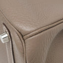 エルメス HERMES バーキン30 エトゥープ トリヨンクレマンス ハンドバッグ シルバー金具 グレージュ