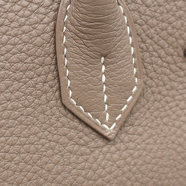 エルメス HERMES バーキン30 エトゥープ トリヨンクレマンス ハンドバッグ シルバー金具 グレージュ