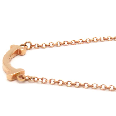 ティファニー Tiffany & Co Tスマイル ミニ ペンダント 62617721 ローズゴールド K18PG ネックレス ピンクゴールド Au750 Tiffany T smile