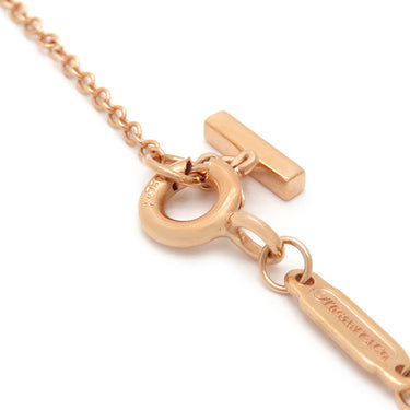 ティファニー Tiffany & Co Tスマイル ミニ ペンダント 62617721 ローズゴールド K18PG ネックレス ピンクゴールド Au750 Tiffany T smile