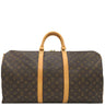 ルイヴィトン LOUIS VUITTON キーポル バンドリエール 55 M41414 モノグラム モノグラムキャンバス ボストンバッグ ゴールド金具 茶 鍵・パドロック欠品