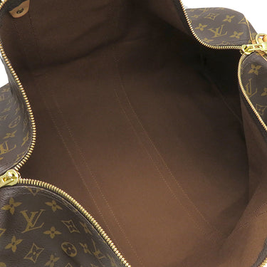 ルイヴィトン LOUIS VUITTON キーポル バンドリエール 55 M41414 モノグラム モノグラムキャンバス ボストンバッグ ゴールド金具 茶 鍵・パドロック欠品