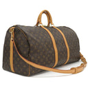 ルイヴィトン LOUIS VUITTON キーポル バンドリエール 55 M41414 モノグラム モノグラムキャンバス ボストンバッグ ゴールド金具 茶 鍵・パドロック欠品