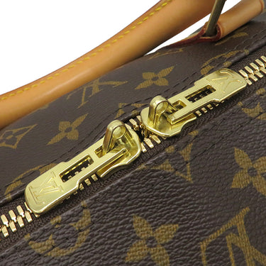 ルイヴィトン LOUIS VUITTON キーポル バンドリエール 55 M41414 モノグラム モノグラムキャンバス ボストンバッグ ゴールド金具 茶 鍵・パドロック欠品