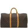 ルイヴィトン LOUIS VUITTON キーポル バンドリエール50 M41416 モノグラム モノグラムキャンバス ボストンバッグ ゴールド金具 茶 鍵・パドロック欠品