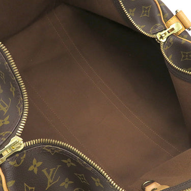 ルイヴィトン LOUIS VUITTON キーポル バンドリエール50 M41416 モノグラム モノグラムキャンバス ボストンバッグ ゴールド金具 茶 鍵・パドロック欠品