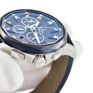 腕時計 コルム CORUM アドミラル レジェンド 42 クロノグラフ 984.113.20/0F03 AB12 自動巻き メンズ ブルーPVD デイト 信号旗 12角形