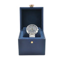 ルイヴィトン LOUIS VUITTON タンブール ムーン GMT Q8D40 自動巻き メンズ ブラック クロノグラフ