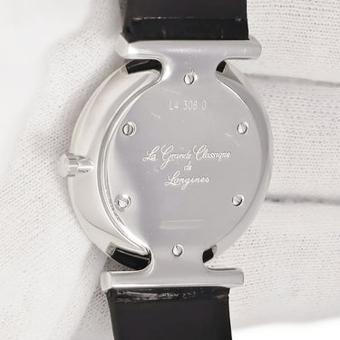 ロンジン LONGINES ラ グラン クラシック L4.308.0.57.2 クオーツ レディース 純正ダイヤ ラウンド 黒