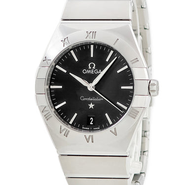 腕時計 オメガ OMEGA コンステレーション 131.10.36.60.01.001 クオーツ メンズ 新品同様 ブラック バー