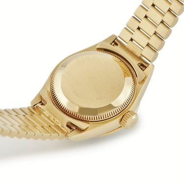 ロレックス ROLEX デイトジャスト 26 69118ZS 93番 自動巻き レディース 93番 K18YG無垢 純正ダイヤ＆サファイア 3連