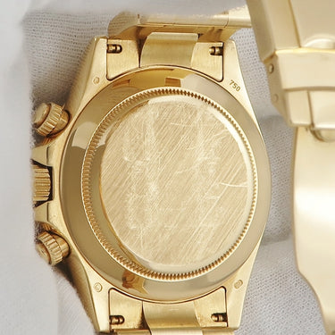 腕時計 ロレックス ROLEX コスモグラフ デイトナ ポール ニューマン 116528 Y番 自動巻き メンズ Y番 K18YG無垢 ブラック 金目 赤針