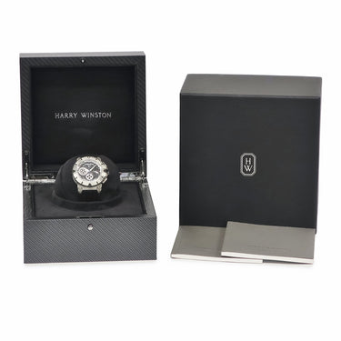 腕時計 ハリーウィンストン Harry Winston オーシャン ダイバー クロノグラフ 411/MCA44ZC.W2 自動巻き メンズ ブラック