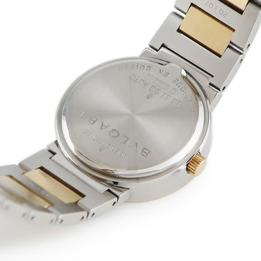 腕時計 ブルガリ BVLGARI ブルガリブルガリ BB 33 SG AUTO 自動巻き メンズ K18YG×SS コンビ ホワイト バー アラビア